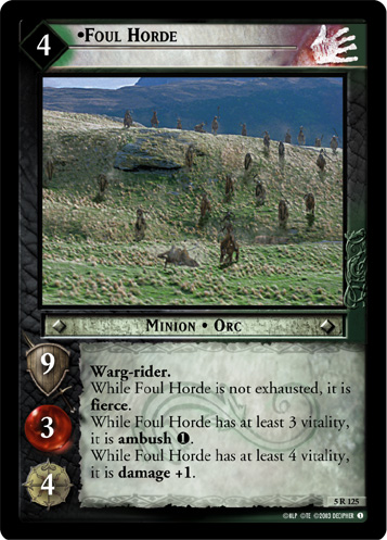 Foul Horde (AI) (5R125)