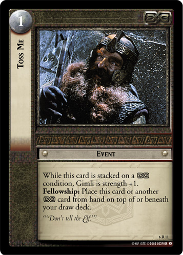 Toss Me (6R11)