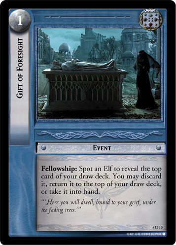 Gift of Foresight (6U19)