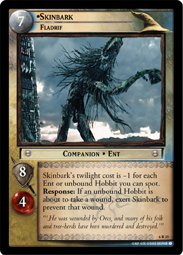 Skinbark, Fladrif (6R35)