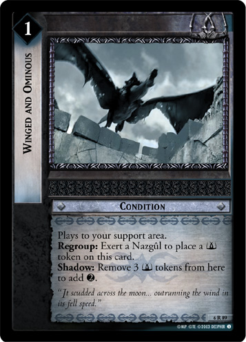 Winged and Ominous (6R89)