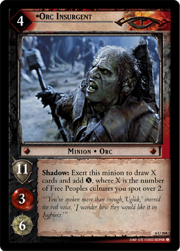 Orc Insurgent (6U104)