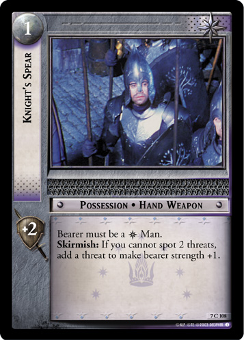 Knight's Spear (7C108)