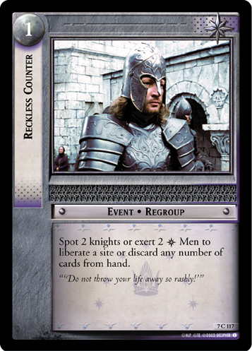 Reckless Counter (7C117)