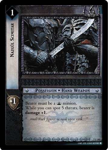 Nazgul Scimitar (7U203)