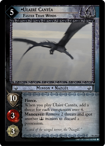 Ulaire Cantea, Faster Than Winds (7R211)