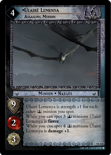 Ulaire Lemenya, Assailing Minion (7R213)