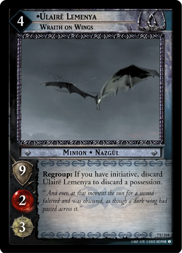 Ulaire Lemenya, Wraith on Wings (7U214)
