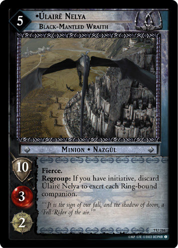 Ulaire Nelya, Black-Mantled Wraith (7U216)