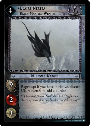 Ulaire Nertea, Black-Mantled Wraith (7U217)
