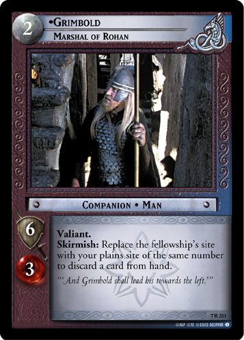 Grimbold, Marshal of Rohan (7R233)