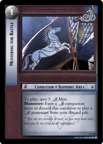 Mustering for Battle (7U244)