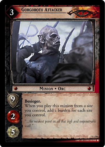 Gorgoroth Attacker (7U270)