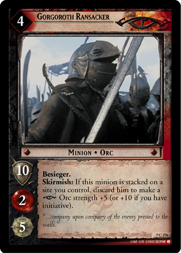 Gorgoroth Ransacker (7C276)