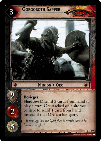 Gorgoroth Sapper (7C277)