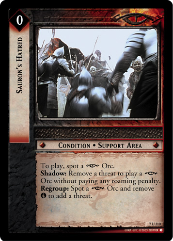 Sauron's Hatred (7U310)