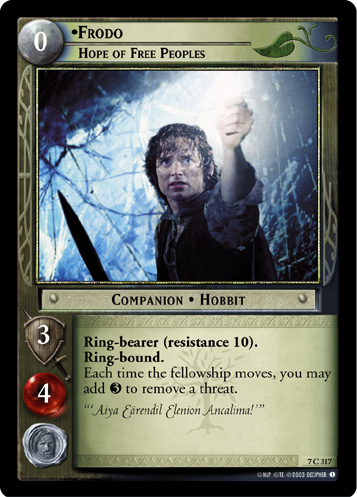 Frodo, Hope of Free Peoples (7C317)