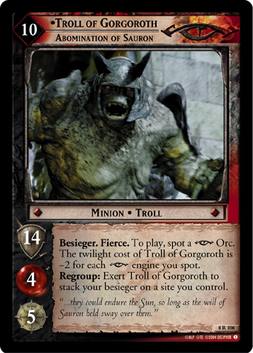 Troll of Gorgoroth, Abomination of Sauron (8R108)