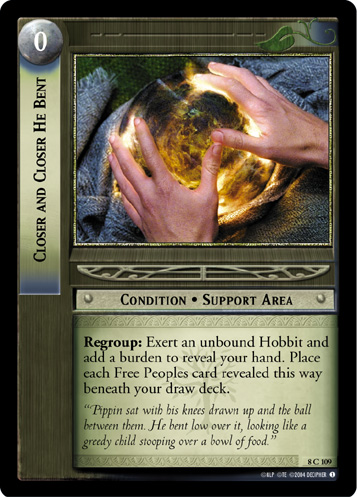 Closer and Closer He Bent (8C109)