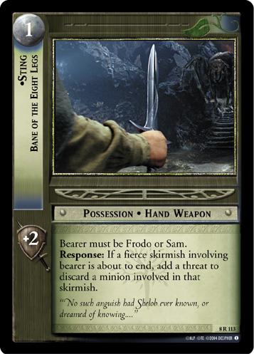 Sting, Bane of the Eight Legs (8R113)