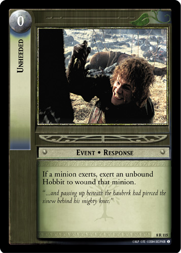 Unheeded (8R115)