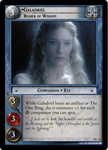 Galadriel, Bearer of Wisdom (9R+14)