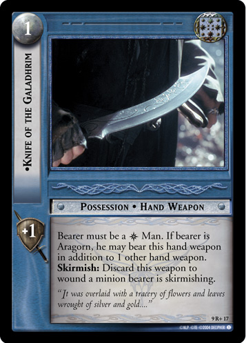 Knife of the Galadhrim (9R+17)