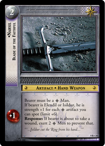 Narsil, Blade of the Faithful (9R+34)