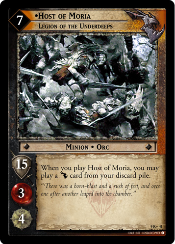 Host of Moria, Legion of the Underdeeps (9R+41)