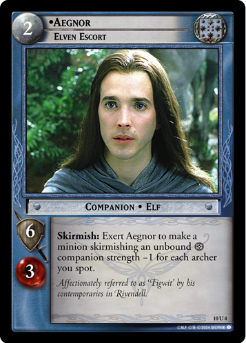Aegnor, Elven Escort (10U4)