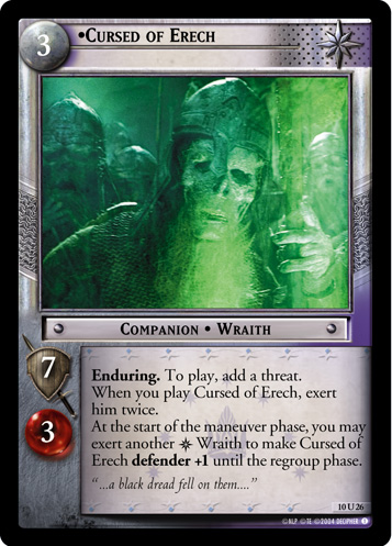 Cursed of Erech (10U26)