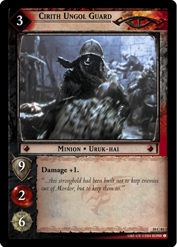 Cirith Ungol Guard (10C81)