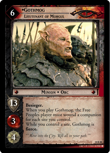 Gothmog, Lieutenant of Morgul (10R88)