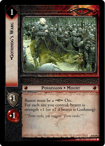 Gothmog's Warg (10R89)
