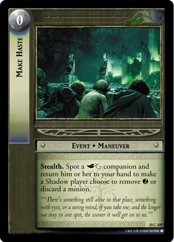 Make Haste (10C109)