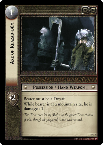 Axe of Khazad-dum (11U3)
