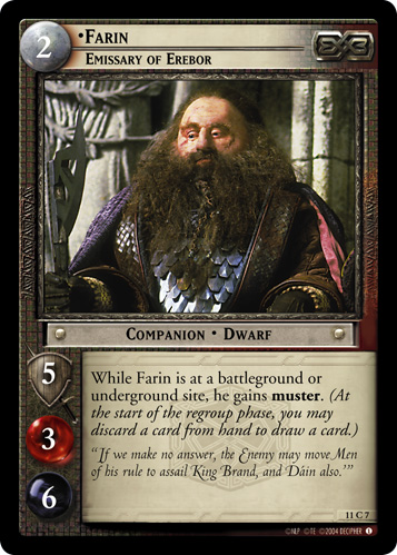 Farin, Emissary of Erebor (11C7)