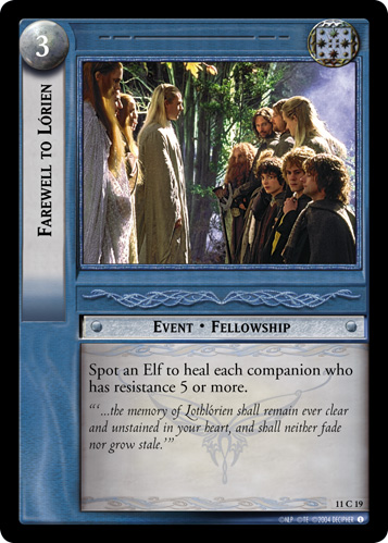 Farewell to Lorien (11C19)