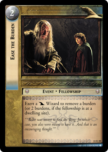 Ease the Burden (11U29)