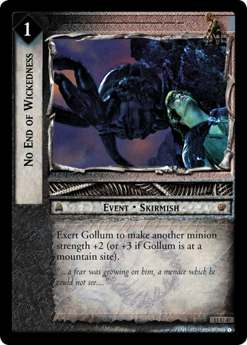 No End of Wickedness (11U47)
