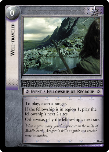 Well-traveled (11R66)