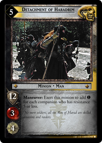 Detachment of Haradrim (11U74)