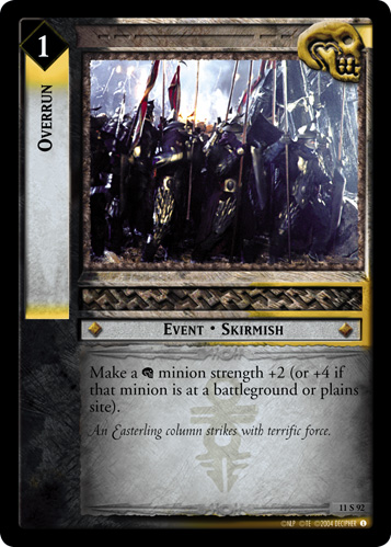 Overrun (11S92)