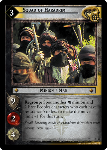Squad of Haradrim (11U99)