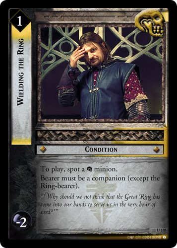 Wielding the Ring (11U105)