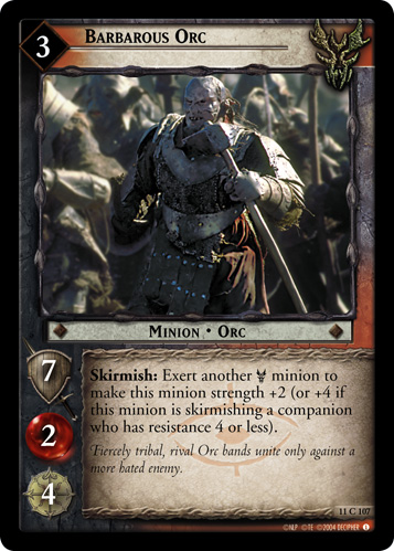 Barbarous Orc (11C107)