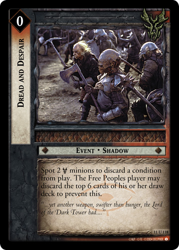 Dread and Despair (11U118)