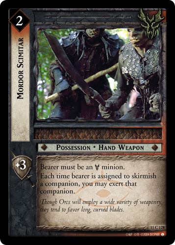 Mordor Scimitar (11C128)