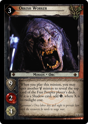 Orkish Worker (11R133)