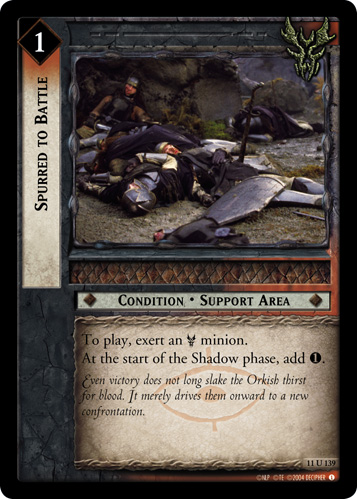 Spurred to Battle (11U139)